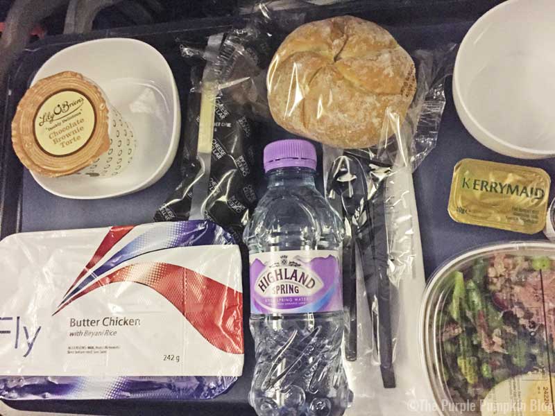 British Airways Food - London to Orlando
