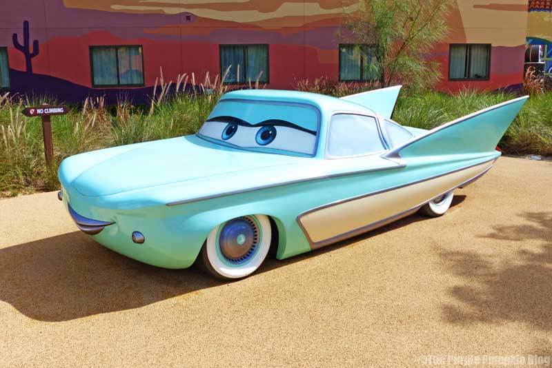 Disney's Art of Animation Resort - Cars Courtyard - Flo Model