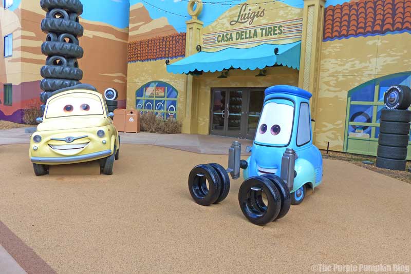 Disney's Art of Animation Resort - Cars Courtyard - Luigi & Guido Model