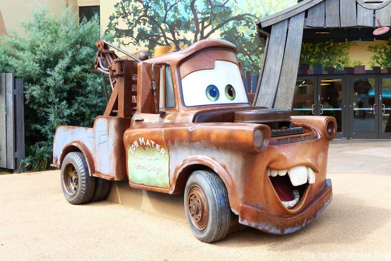 Disney's Art of Animation Resort - Cars Courtyard - Tow Mater Model