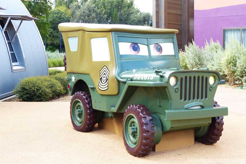 Disney's Art of Animation Resort - Cars Courtyard - Sarge Model