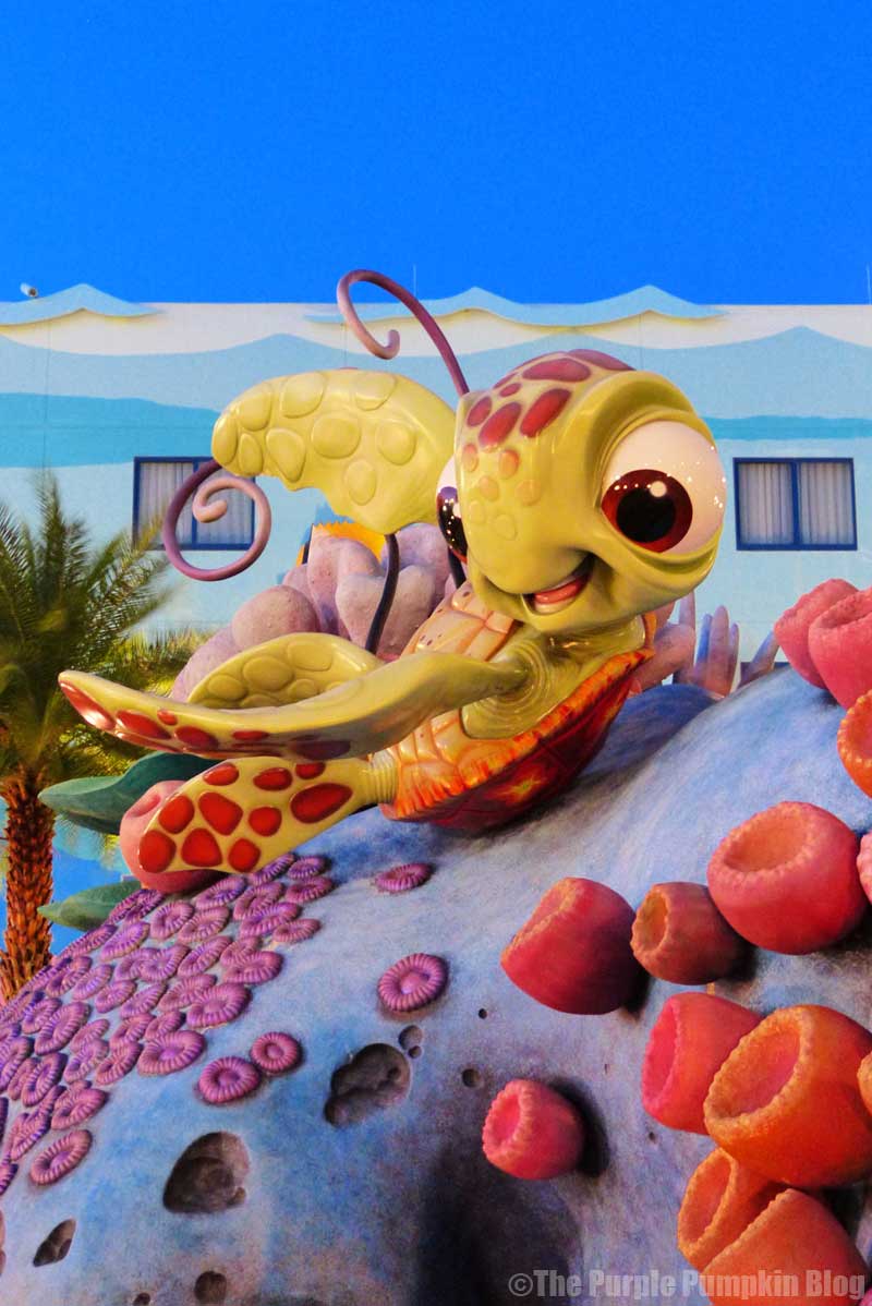 Disney's Art of Animation Resort - Finding Nemo Courtyard - Squirt Statue