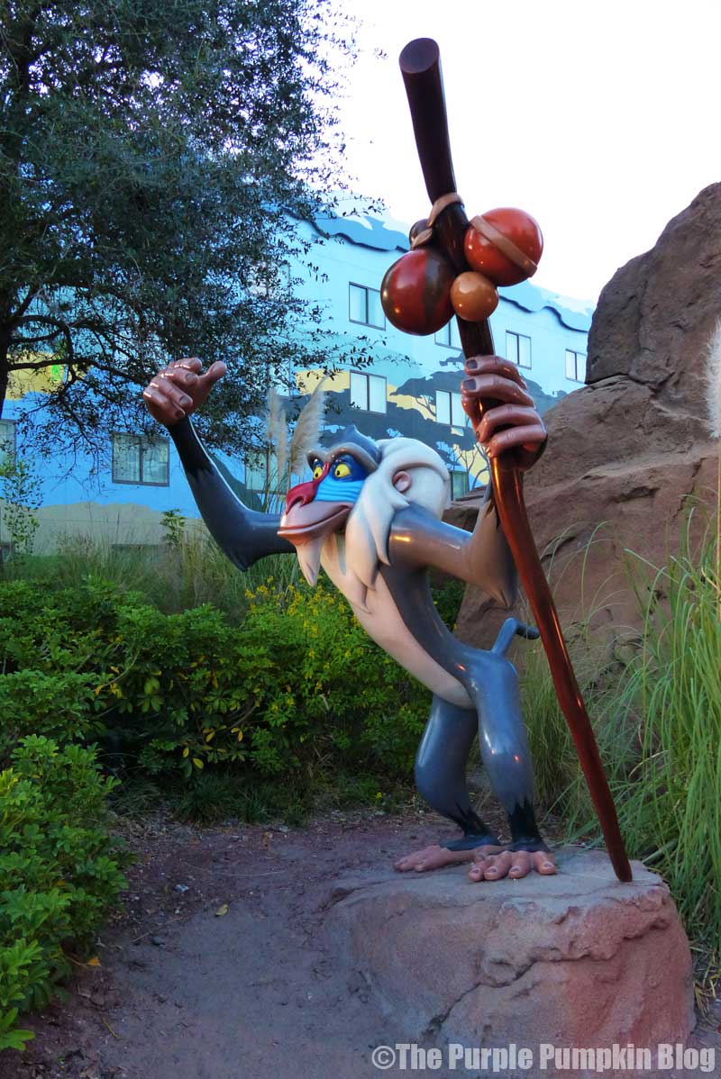 Disney's Art of Animation Resort - The Lion King Courtyard - Rafiki Statue