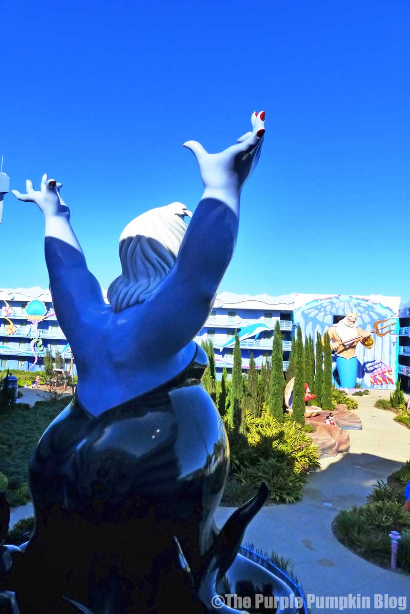 Disney's Art of Animation - The Little Mermaid Courtyard - Ursula Statue