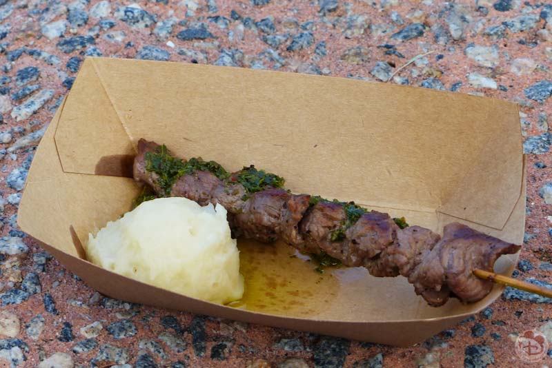 Grilled Beef Skewer - Patagonia Booth - Epcot Food & Wine Festival 2015