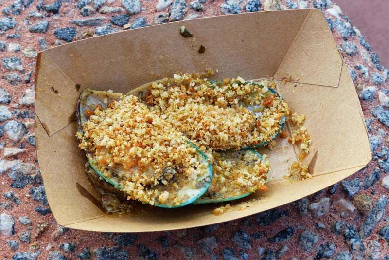Steamed Green Lip Mussels - New Zealand Booth - Epcot Food & Wine Festival 2015