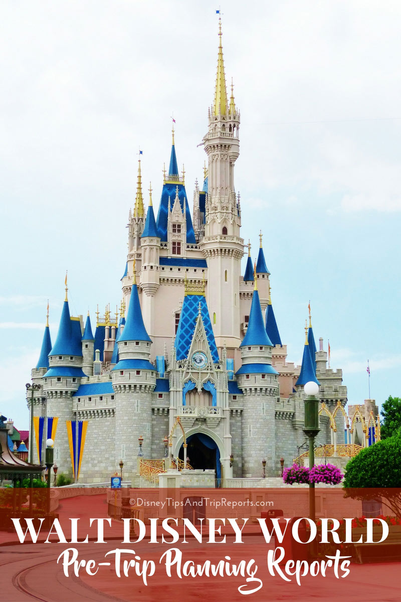 Walt Disney World Pre-Trip Planning Reports