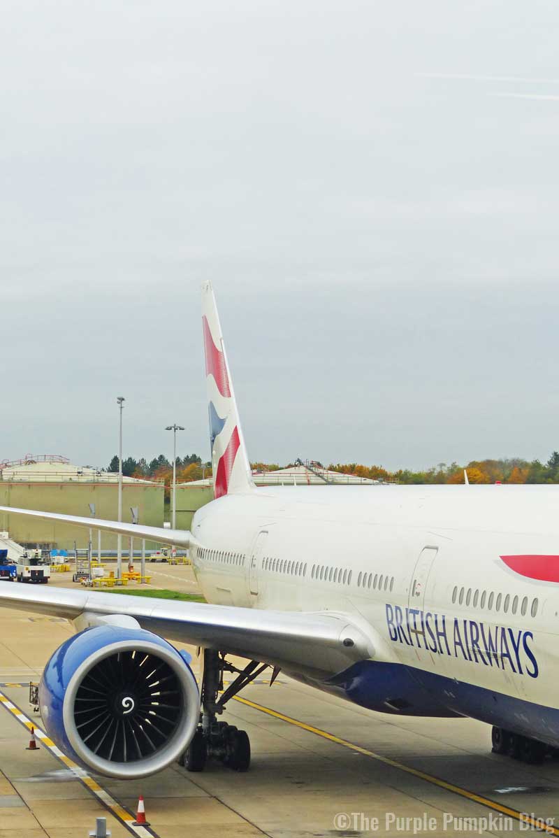 British Airways Aeroplane - Gatwick to Orlando, Florida (MCO)