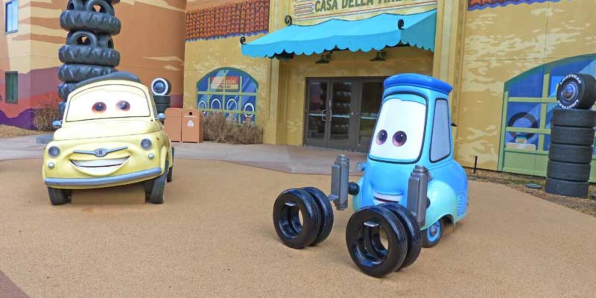 Disney's Art of Animation Resort - Cars Courtyard - Luigi & Guido Model