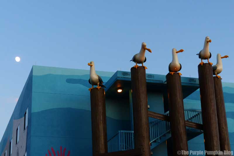 Disney's Art of Animation Resort - Finding Nemo Courtyard - Seagulls