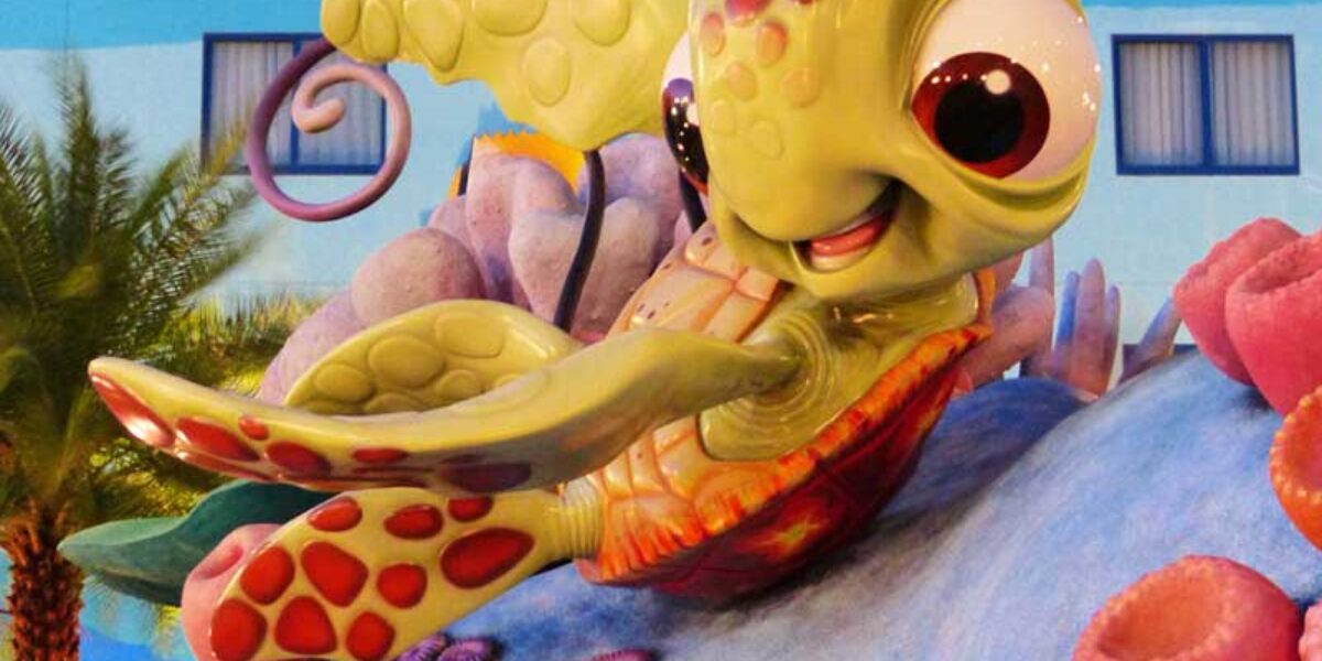 Disney's Art of Animation Resort - Finding Nemo Courtyard - Squirt Statue