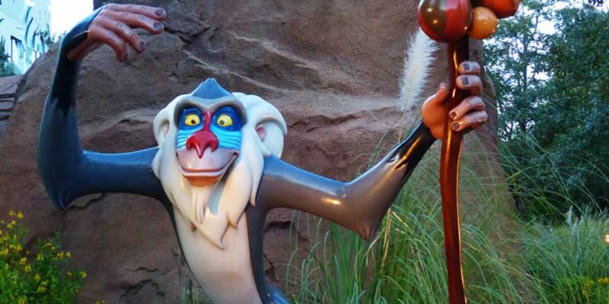 Disney's Art of Animation Resort - The Lion King Courtyard - Rafiki Statue
