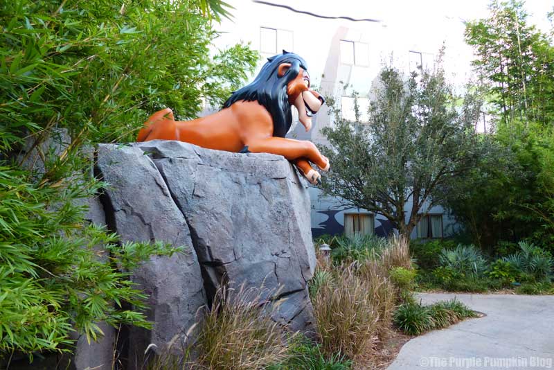 Disney's Art of Animation Resort - The Lion King Courtyard - Scar Statue