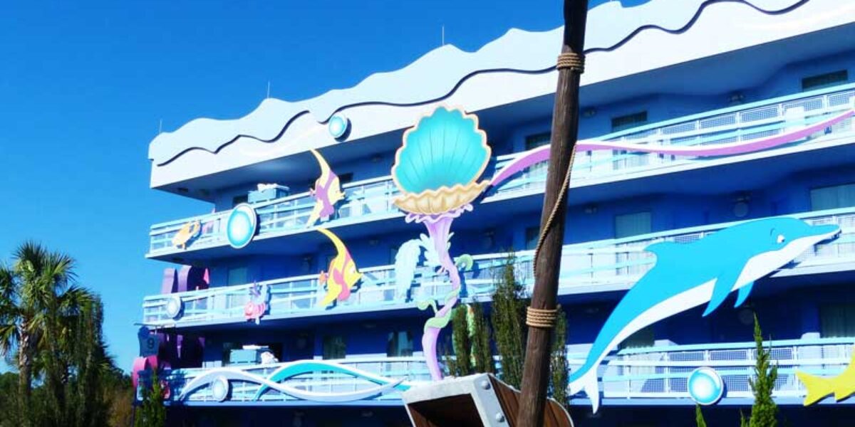 Disney's Art of Animation - The Little Mermaid Courtyard