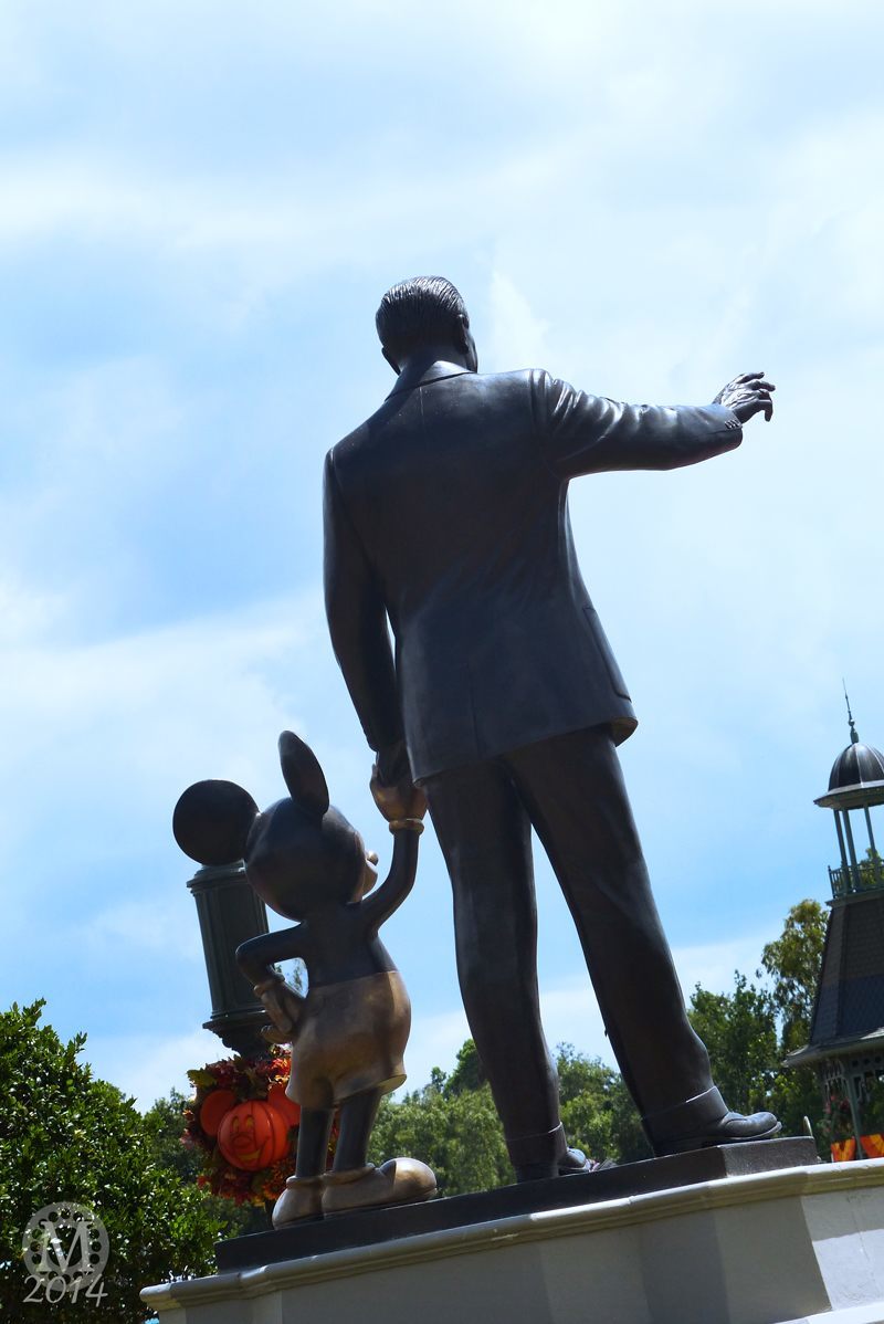 Walt & Mickey Statue - Magic Kingdom