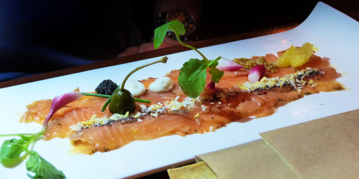 Le Cellier - Canada Pavilion - Epcot World Showcase - Canadian Maple Whisky-Cured Salmon