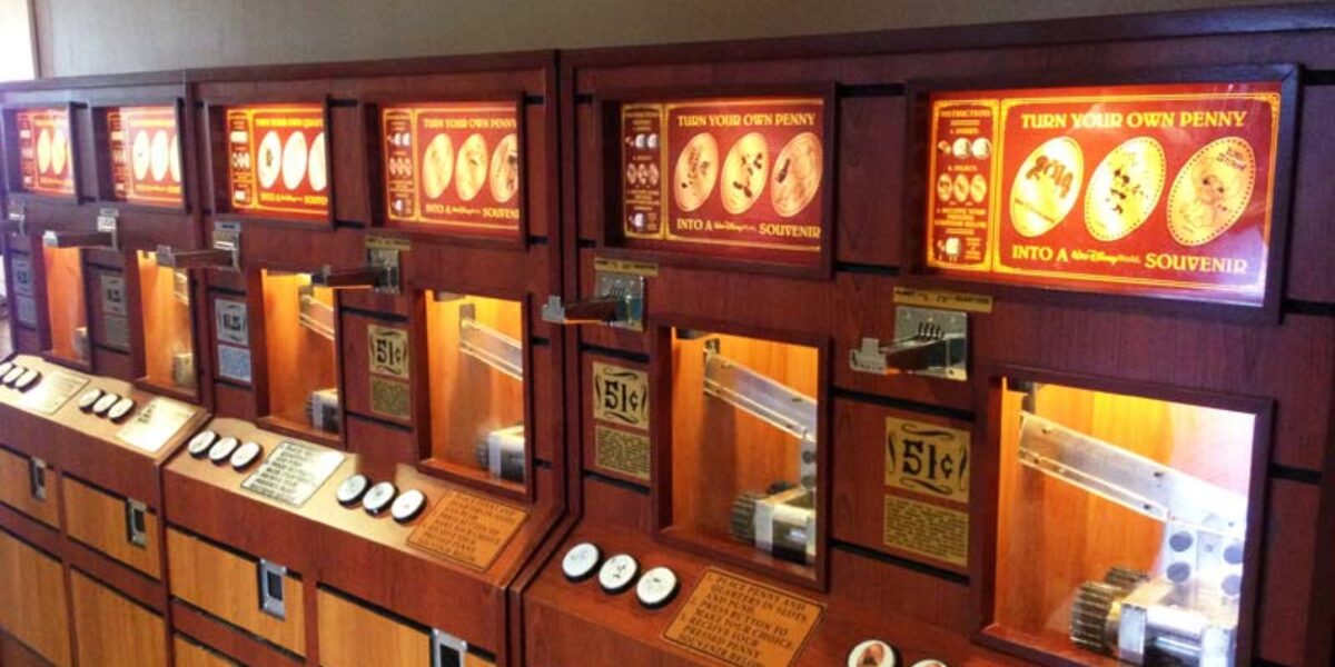 Pressed Penny Machines at Contemporary Resort