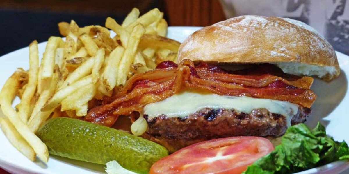 Bacon Cheese Angus Burger - Whispering Canyon Cafe