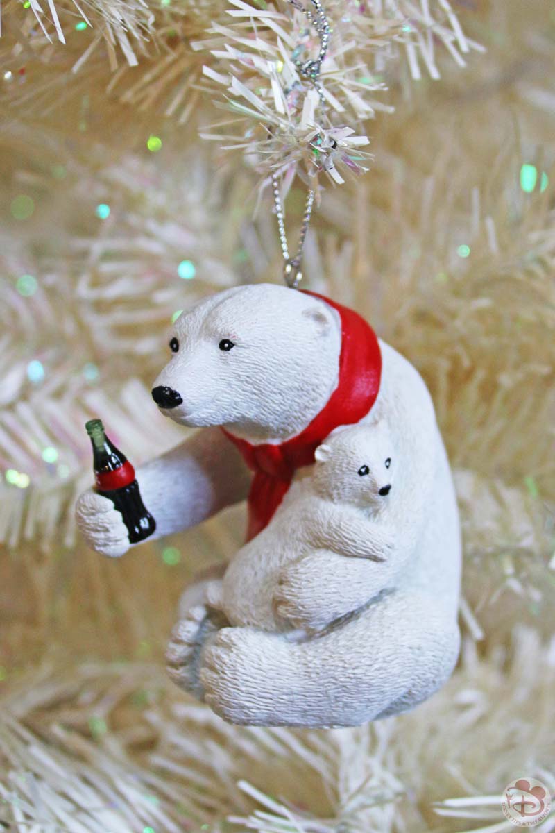 Coca Cola Polar Bear Christmas Ornaments