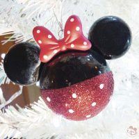 Minnie Mouse Disney Christmas Ornament