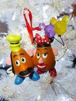 Mr & Mrs Potato Head Disney Christmas Ornament