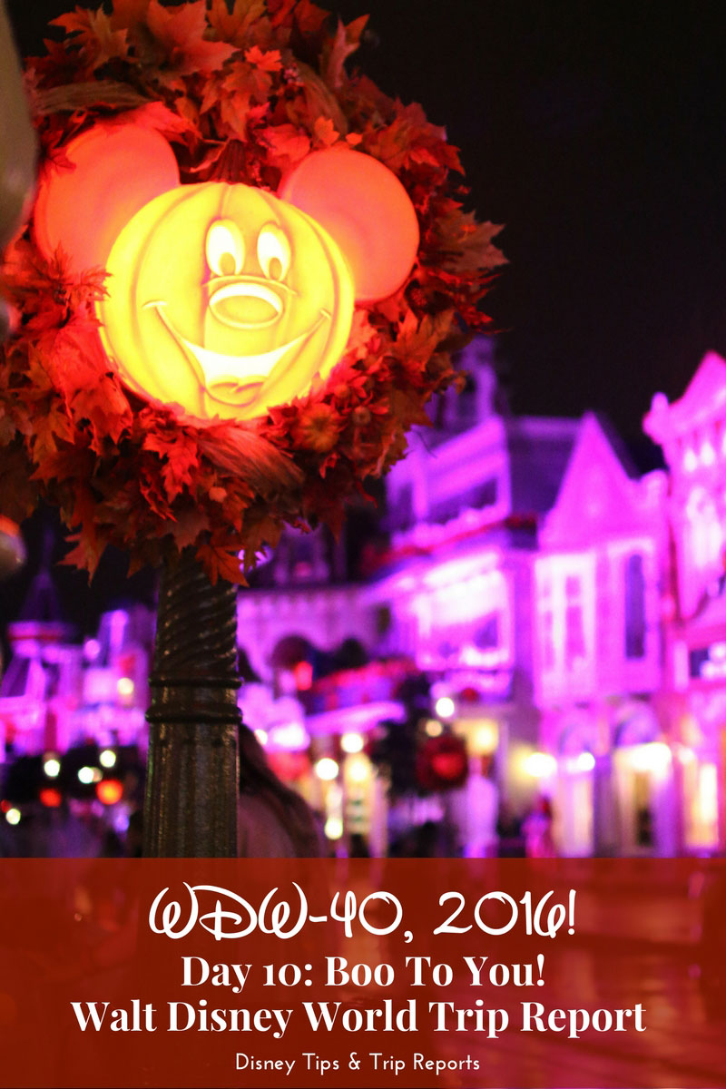 Day 10 - Boo To You! - WDW-40, 2016 - a night at Mickey's Not-So-Scary Halloween Party at Disney's Magic Kingdom