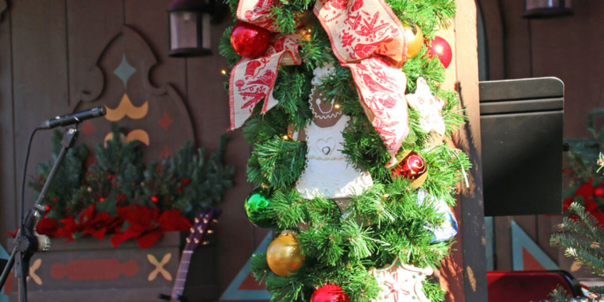 Christmas Decorations - Germany Pavilion - Epcot World Showcase