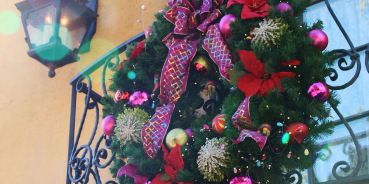 Christmas Decorations - Mexico Pavilion - Epcot World Showcase