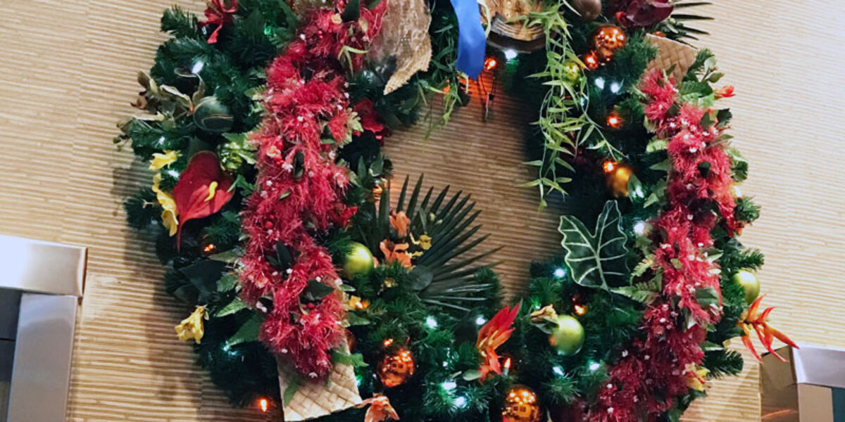 Polynesian Christmas Wreath